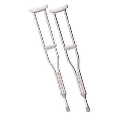 Push Button Aluminum Adjustable Crutches