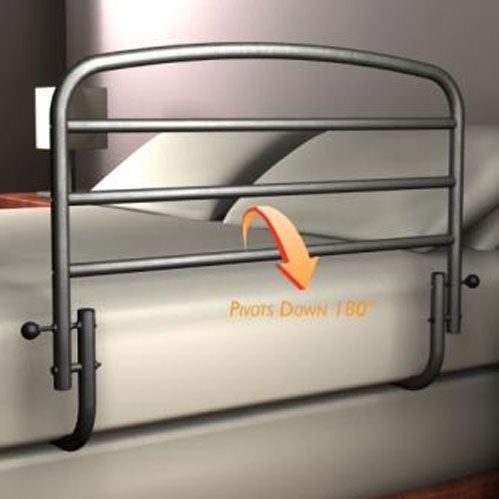 Fold Down Safety Bed Rail for Home Beds